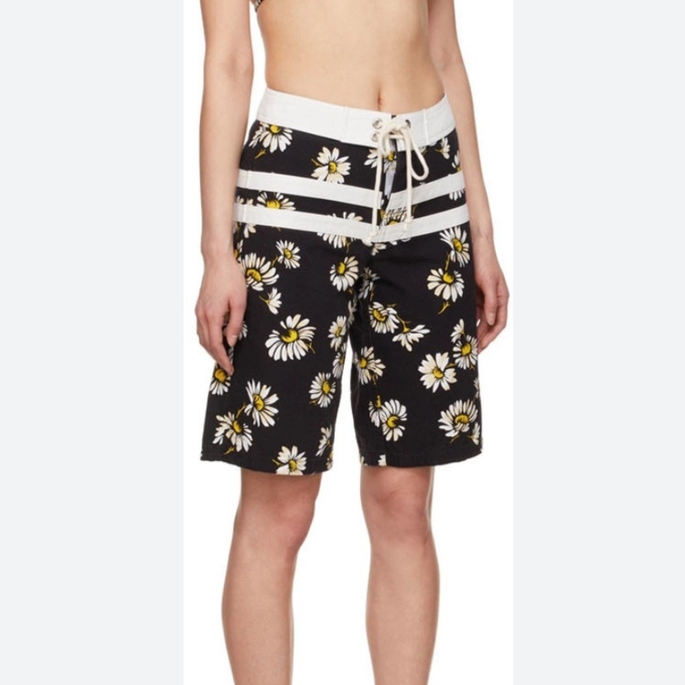 R13 NEW Cotton Canvas Daisy Shorts Size Small
